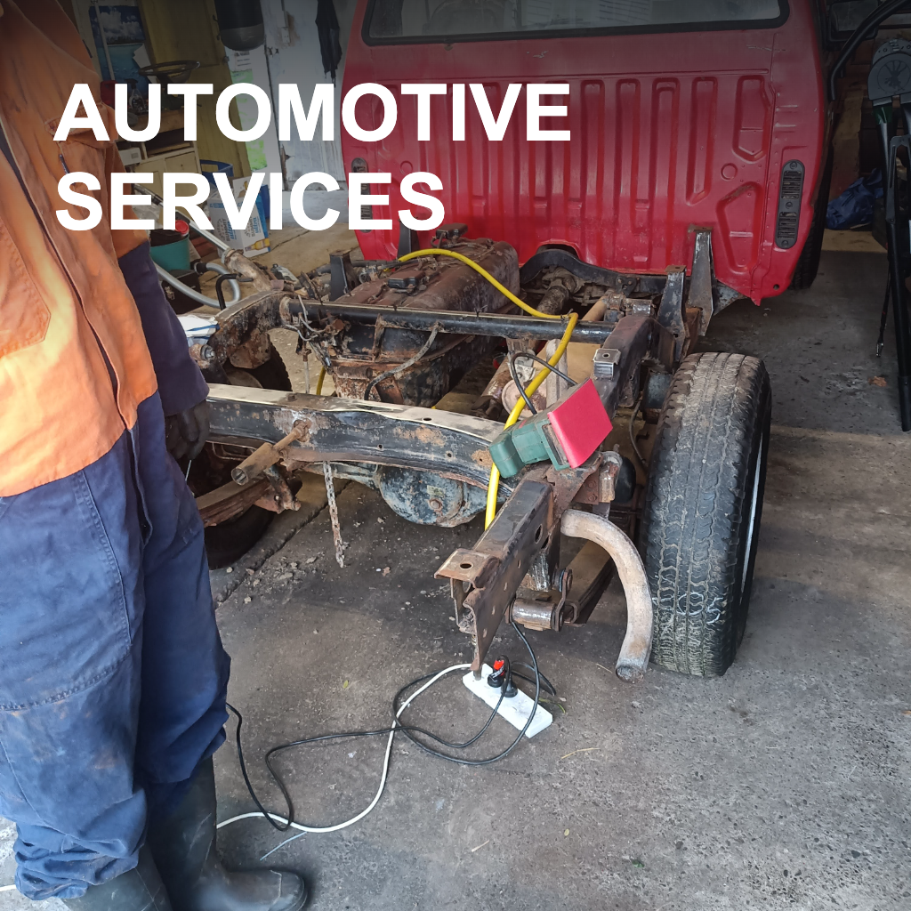 Automotive servicing work