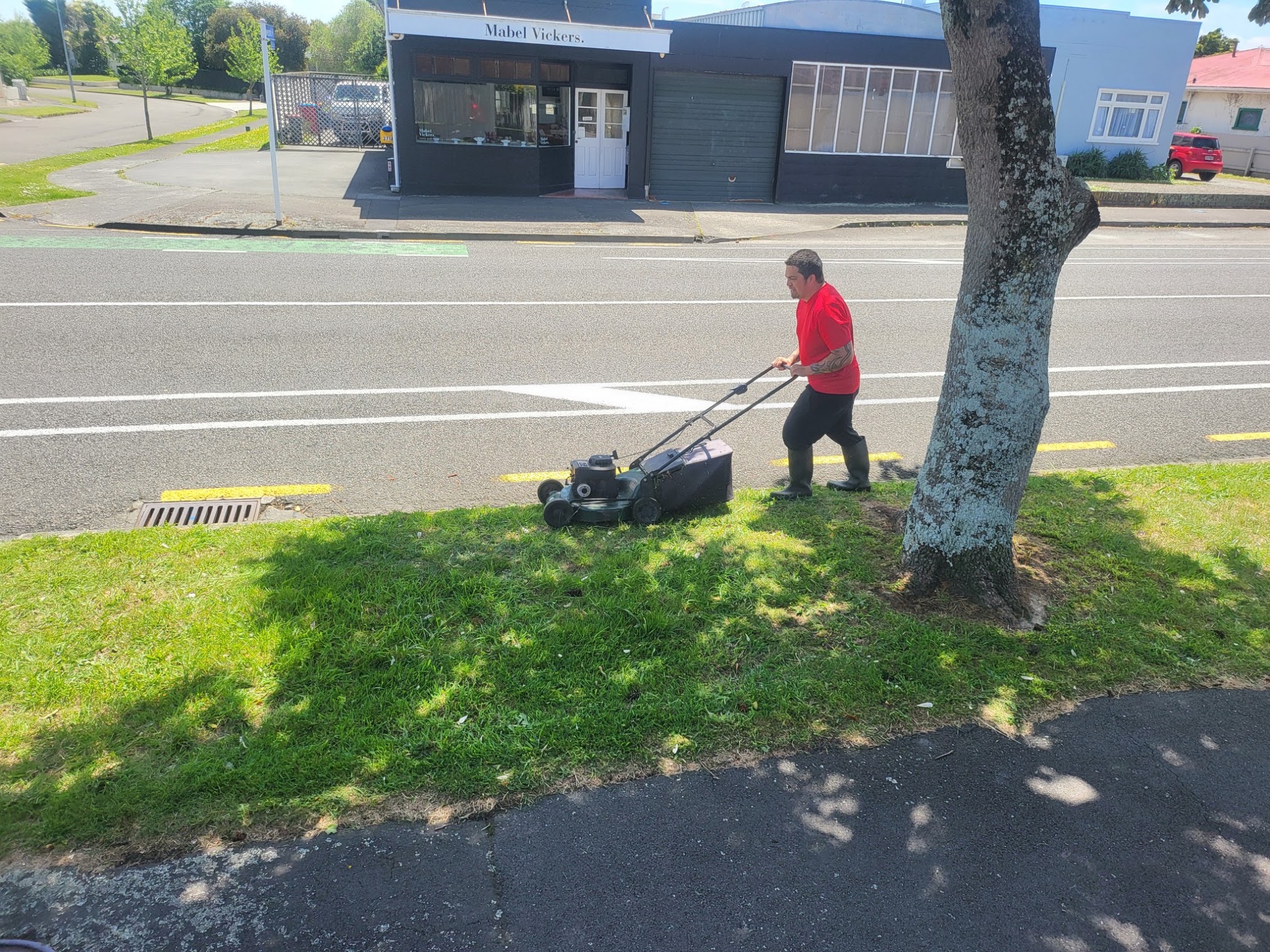 Lawn and grounds work